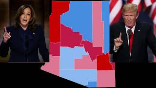 Arizona Polling Shift Analysis Post Debate Harris v Trump Sept [upl. by Innoc]