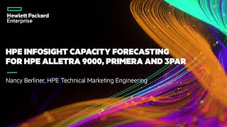 HPE InfoSight Updated Capacity Forecasting [upl. by Ahsienaj]