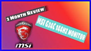 2 Month review of the MSI Optix G24C4 [upl. by Tormoria]