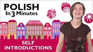 Learn to Speak Polish Lesson 1  How to Introduce Yourself in Polish [upl. by Holbrook936]