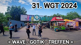 WGT 2024  AGRA Bändchenausgabe  Erster WGT Tag vom 31 WAVE GOTIK TREFFEN  Leipzig [upl. by Ecnatsnoc102]