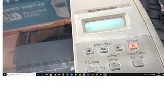 How to repair no display in hp laser jet m1005 printer [upl. by Beatrix]