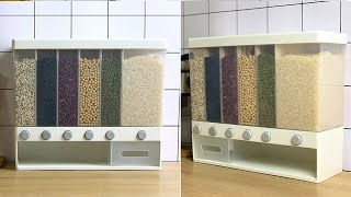 WallMounted Dry Food Dispenser 2020 —— Can hold candy grains cereal and pet food [upl. by Rhianon737]