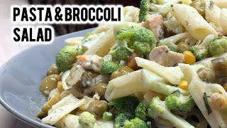 Pasta and broccoli salad with special sauce [upl. by Zackariah488]