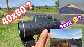 Monocular 40x60  Unboxing y Review [upl. by Okikuy157]