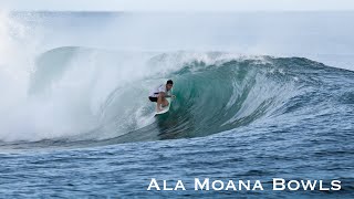 South Swells Come To Hawaii RAW 4K Ala Moana Bowls [upl. by Klehm]