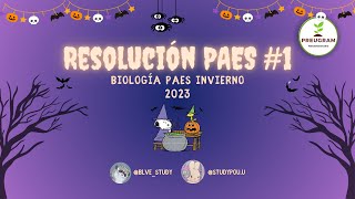 Resolución PAES 1 Biología Invierno 2023  Preugram Halloween ver [upl. by Acenom266]