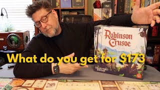 Robinson Crusoe Colectors Edition Unboxing with Mat [upl. by Shelburne]