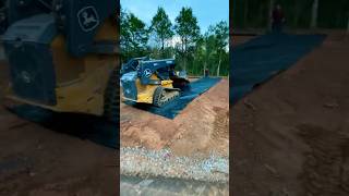 Moving gravel construction dronevideo [upl. by Sausa118]