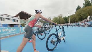 Championnat dEurope de Triathlon Elite homme Vichy 2024 [upl. by Georgi]