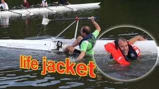 life jacket  selbstaufblasende Rettungsweste [upl. by Gale]