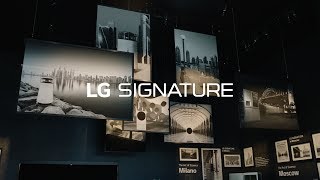 LG at CES 2018  LG SIGNATURE [upl. by Drape]