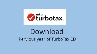 Where can I download previous years the CD  download edition of TurboTax [upl. by Aloeda]