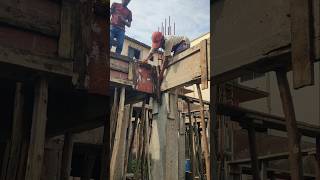 Building shuttering work shorts ytshorts youtubeshorts construction civilengineering [upl. by Burl505]