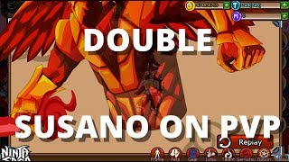 Ninja Saga  PvP Double Susano Trick [upl. by Ursel]