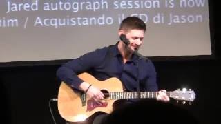 Jus in Bello 2016  Jensen Ackles is singing Simple Man [upl. by Wolliw484]