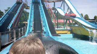 Paultons Park 2010  Waterride POV [upl. by Amoritta]