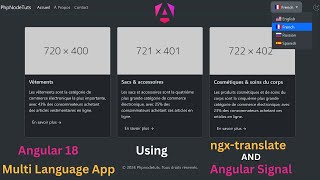 🤯Angular 18 Multi Language App using ngx translate and Angular Signal Demo  Angular Localization [upl. by Binnings]