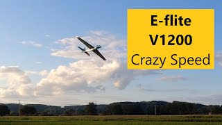 Eflite V1200  Racing speeding and light aerobatics [upl. by Mitzl]