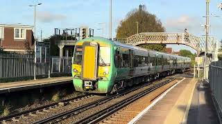 Southern Class 377 138 passing Bedhampton [upl. by Patti]