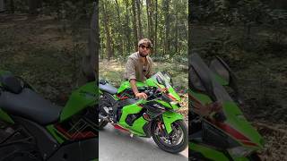 God Praveen with ninja zx 10r no fuel big problem automobile [upl. by Nerrag409]