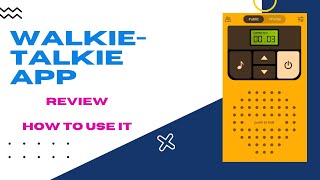 How to use Walkietalkie app  updated Dec 2021 [upl. by Jaco]