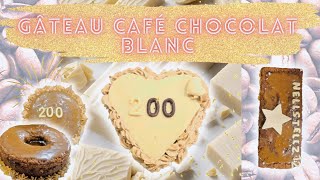 Gâteau café chocolat blanc recette amp petit story time  200 SUBS 🎂 [upl. by Lauer343]