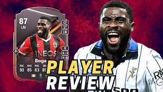 Jeremie Boga OBJECTIVE PLAYER EAFC 24 REVIEW [upl. by Siroved341]