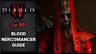 Unkillable Blood Knight Level 50 Guide for Blood Necromancer in Diablo 4 [upl. by Lawry612]