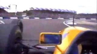 Ayrton Senna quotvendendoquot caro ultrapassagens sobre ele  GP Inglaterra1993 [upl. by Marcello]