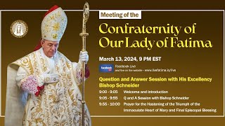 2024 March Meeting of the Confraternity of Our Lady of Fatima [upl. by Nuaj]