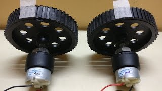 100RPM and 200RPM 12V DC Motor with Gearbox Testing Without Load  ihrProjects [upl. by Nigem254]