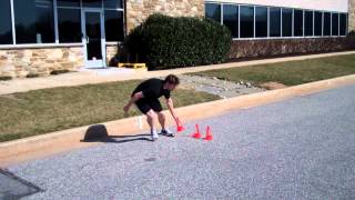 100 yard shuttle challenge [upl. by Norac]