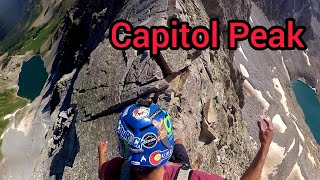 CAPITOL PEAK 14138 FT  COLORADOS HARDEST 14ER [upl. by Terag]