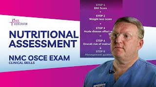 NMC OSCE  Nutritional Assessment Clinical Skill  OSCE Guide [upl. by Angelis642]