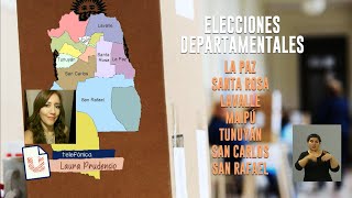 Elecciones provinciales de septiembre 2023 7 departamentos definen intendencias y concejales [upl. by Nidia]