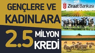 25 Milyon Ziraat Bankası Kredisi Nasıl Çekilir [upl. by Driskill924]