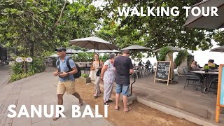 SANUR Walking Update  Beautiful Afternoon Walk at SANUR Bali Today Update 2024 🌴🇮🇩 [upl. by Eliott]