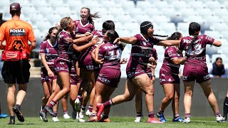 Match Highlights Manly Sea Eagles v Wests Tigers  Tarsha Gale Cup RD 1 [upl. by Anyar]