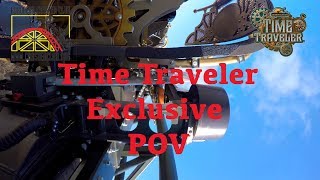 Time Traveler Rear Facing On Ride POV Silver Dollar City 4K [upl. by Anid]