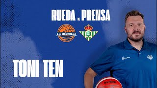 Rueda de prensa Toni Ten  Baloncesto Fuenlabrada VS Real Betis [upl. by Shank]