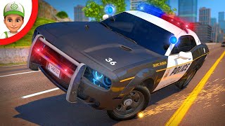 Police car cartoon  1 hour  Handy Andy cartoon [upl. by Wolsniw]