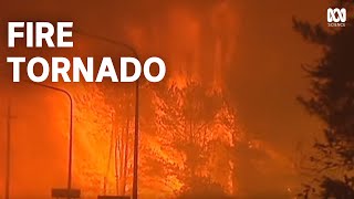 Fire tornado how bushfires create their own weather [upl. by Parnas]