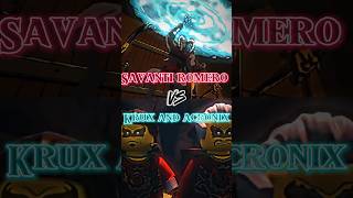 Savanti romero vs krux and acronix ninjago vsedit tmnt edit vs [upl. by Los]