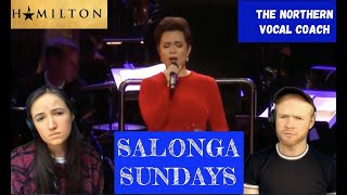 LEA IS SINGING HAMILTON  Now Then Salonga Sundays quotBurnquot  Hamilton [upl. by Chiquita]