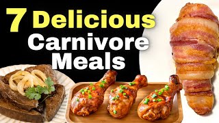 Carnivore Diet Meal Plan 7 Easy Meat Based Recipes [upl. by Anerbas]