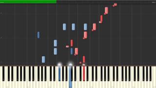 Secret  Piano Battle 2 Chopins Walts Piano Tutorial Synthesia [upl. by Ateikan271]