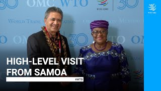 Highlevel visit from Samoa [upl. by Phelips609]