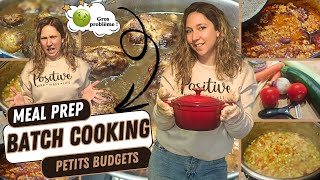 BATCHCOOKING  PETIT BUDGET  MEAL PREP [upl. by Ujawernalo]