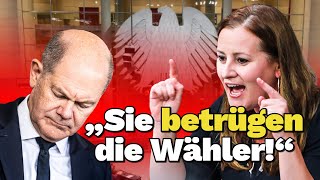 Die wichtigste Rede im Bundestag Janine Wissler Zerlegt Scholz [upl. by Reine534]